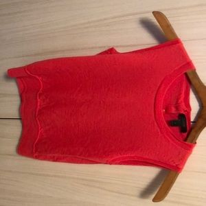 J Crew salmon merino sleeveless top